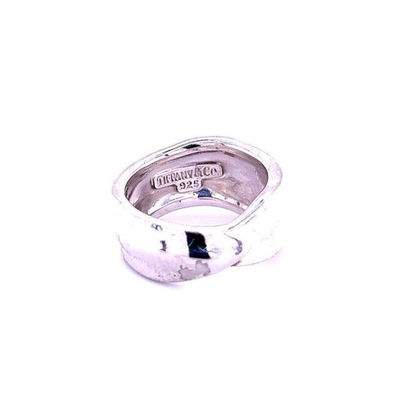 Tiffany & Co Leaf Ring Size 4.5 Sterling Silver 5 Grams Estate TIF863 - Picture 9 of 15